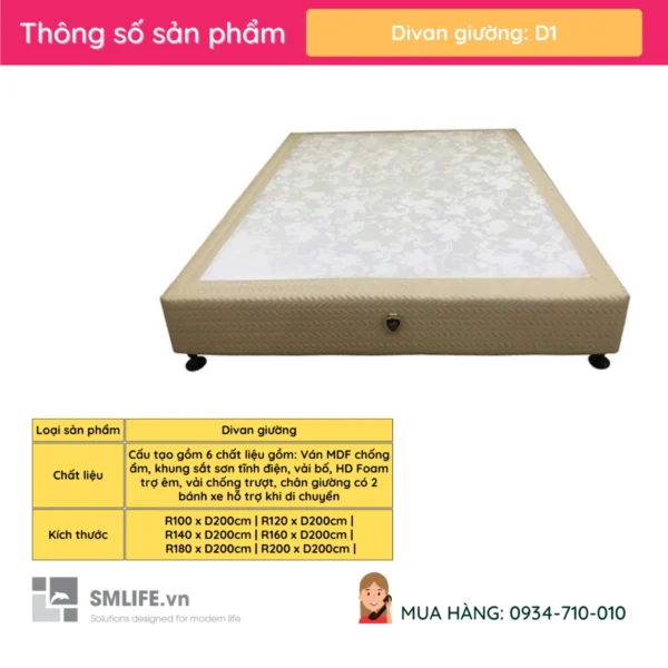 Divan giuong khach san boc vai hien dai nhieu size D1 2