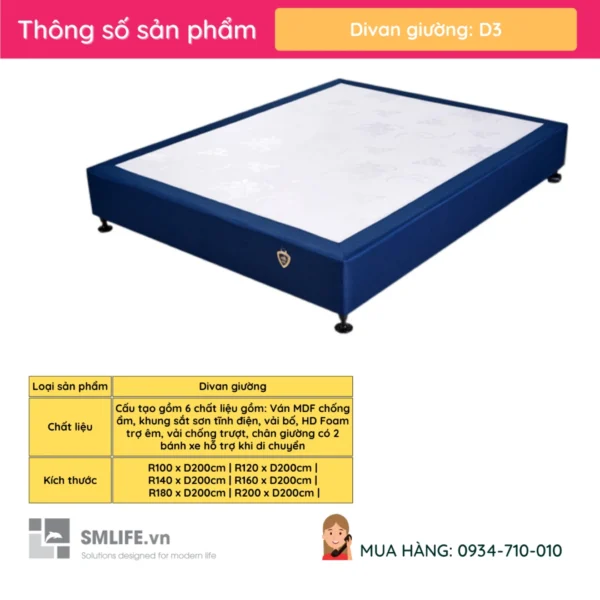 Divan giuong khach san boc vai hien dai nhieu size D3 2
