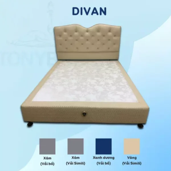 Giuong khach san boc vai hien dai nhieu size Divan