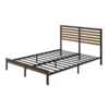 Giường khung sắt với thanh chắn bằng gỗ tre John (5)