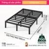 Giường sắt với thanh đỡ bằng thép Mark (2)