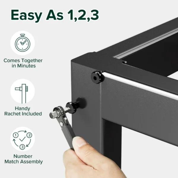 Giường sắt với thanh đỡ bằng thép Mark (4)