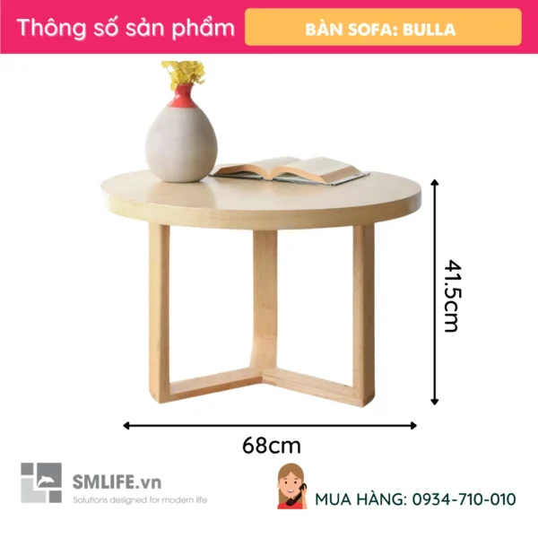 Bàn sofa gỗ hiện đại Bulla (5)