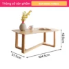 Bàn sofa gỗ tự nhiên Koras (2)
