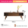 Bàn sofa gỗ tự nhiên Leon (2)