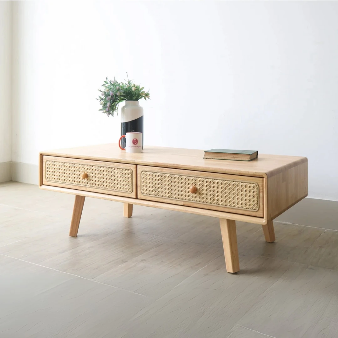 Ban sofa go tu nhien Minae 3 Ban sofa go tu nhien Minae 3