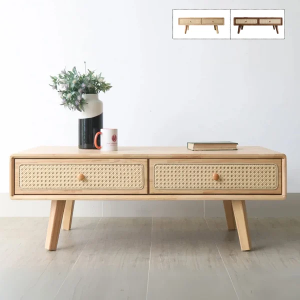 Bàn sofa gỗ tự nhiên Minae