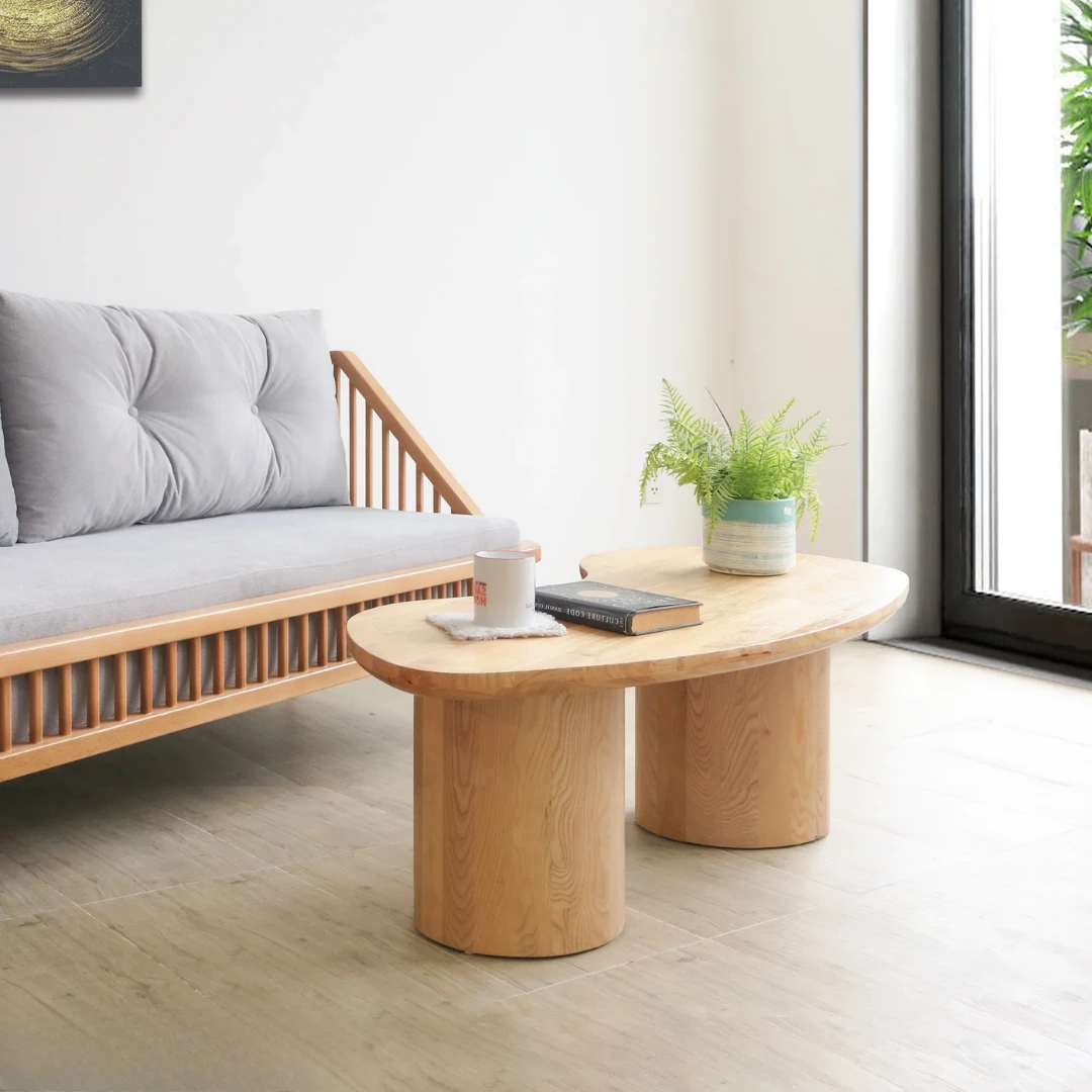 Ban sofa go tu nhien Sola 3 Bàn sofa gỗ tự nhiên Sola (3)