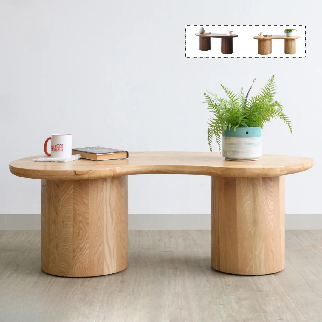 Ban sofa go tu nhien Sola Bàn sofa gỗ tự nhiên Sola
