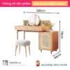 Bàn trang điểm gỗ tự nhiên Annas (2)