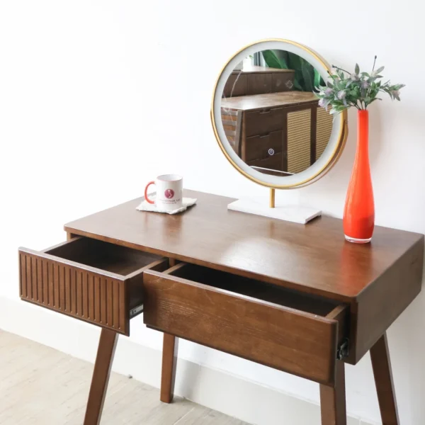 Bàn trang điểm gỗ tự nhiên Noras (4)