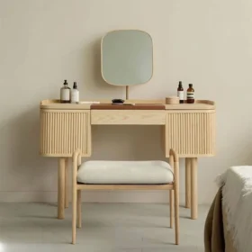 Bàn trang điểm gỗ tự nhiên Sola