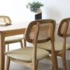 Bộ bàn ăn 4 ghế gỗ tự nhiên Minae (4)