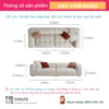 Bộ ghế sofa phòng khách vải KELEOS (2)