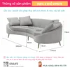 Bộ ghế sofa vải cao cấp phòng khách SVELTE (2)