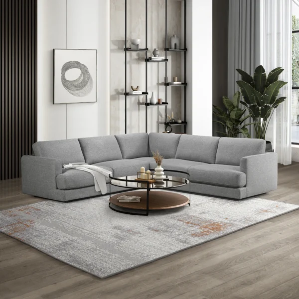 Ghế sofa chữ L vải sang trọng NOVALIE (3)