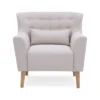 Ghế sofa đơn phòng khách sang trọng DELVIN
