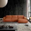 Ghế sofa góc L bọc da phòng khách ZALMIR (3)