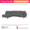 Ghế sofa góc L bọc vải phòng khách CERNY (2)