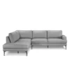 Ghế sofa hình chữ L bọc da sang trọng FALEAK