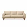 Ghế sofa văng bọc da sang trọng ZAIDA