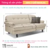Ghế sofa văng bọc vải sang trọng BERNLAK (2)