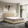 Giường đôi bọc vải sang trọng Siremi (3)
