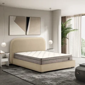 Giường đôi bọc vải sang trọng Siremi (3)