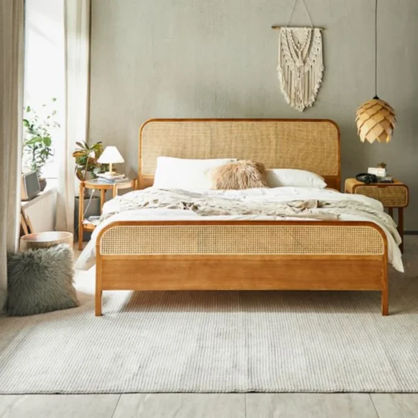 Giường gỗ tự nhiên Myras 02