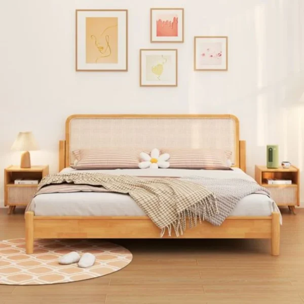 Giường gỗ tự nhiên Myras 05