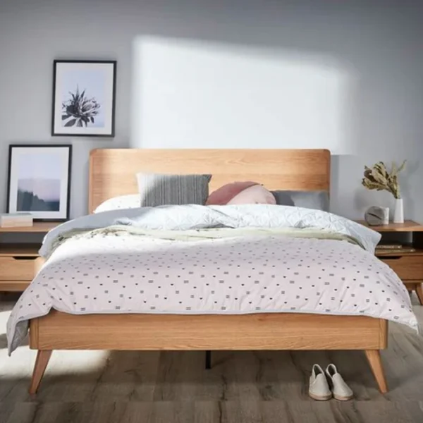 Giường gỗ tự nhiên Nemos