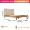 Giuong go tu nhien boc nem dau giuong Sola 2 Giường gỗ tự nhiên bọc nệm đầu giường Sola (2)