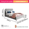 Giường ngủ bọc vải hiện đại Eadric 25 (2)