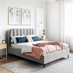 Giường ngủ bọc vải hiện đại Eadric 25
