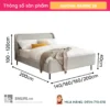 Giường ngủ bọc vải hiện đại Eadric 28 (2)