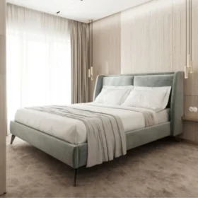 Giường ngủ bọc vải hiện đại Eadric 30