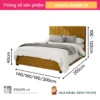 Giường ngủ bọc vải hiện đại Eadric 32 (2)