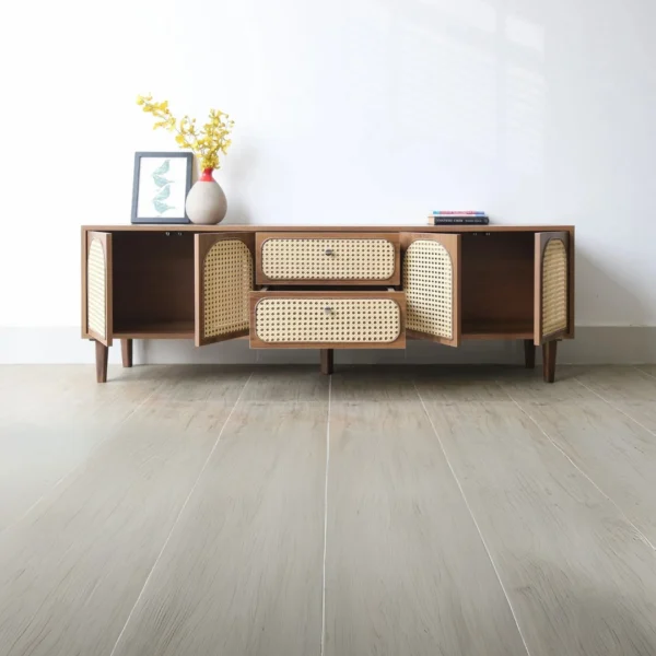 Kệ tivi gỗ cánh mây hiện đại Annas (4)
