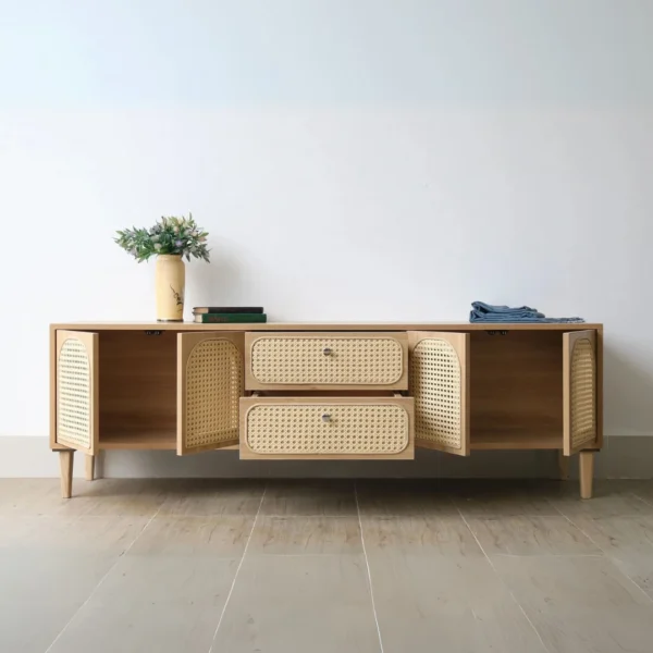Kệ tivi gỗ cánh mây hiện đại Annas (8)