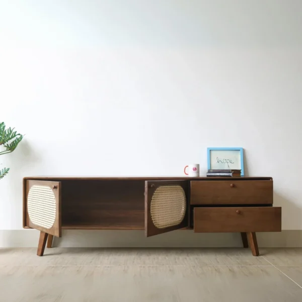 Kệ tivi gỗ tự nhiên Minae (3)