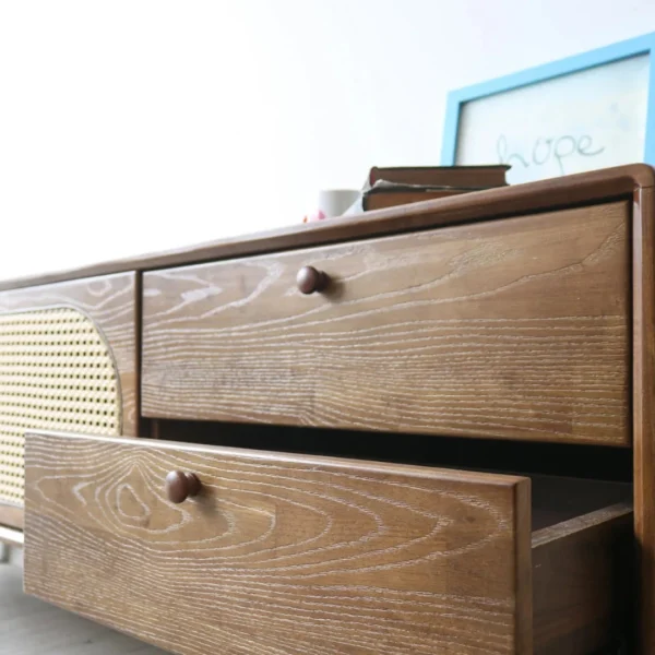 Kệ tivi gỗ tự nhiên Minae (5)