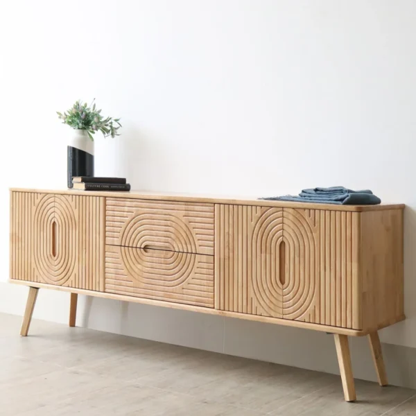 Kệ tivi gỗ tự nhiên Noras (3)