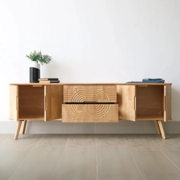Kệ tivi gỗ tự nhiên Noras (4)