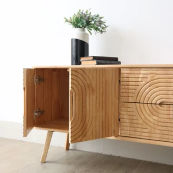 Kệ tivi gỗ tự nhiên Noras (5)
