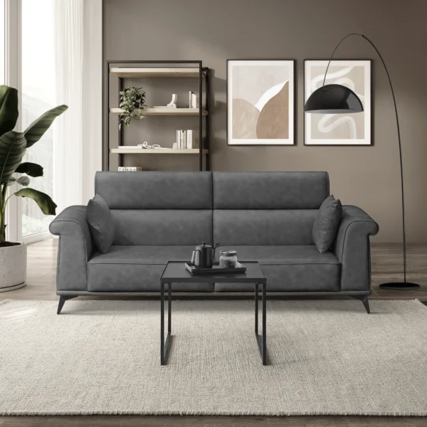 Mẫu ghế sofa da hiện đại 3 chỗ tựa liền BELLISSA (3)