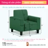 Mẫu ghế sofa đơn bọc vải sang trọng RUGGERO (2)