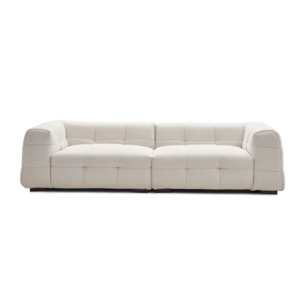 Mẫu ghế sofa vải hiện đại 3 chỗ tựa liền BRYCHAN