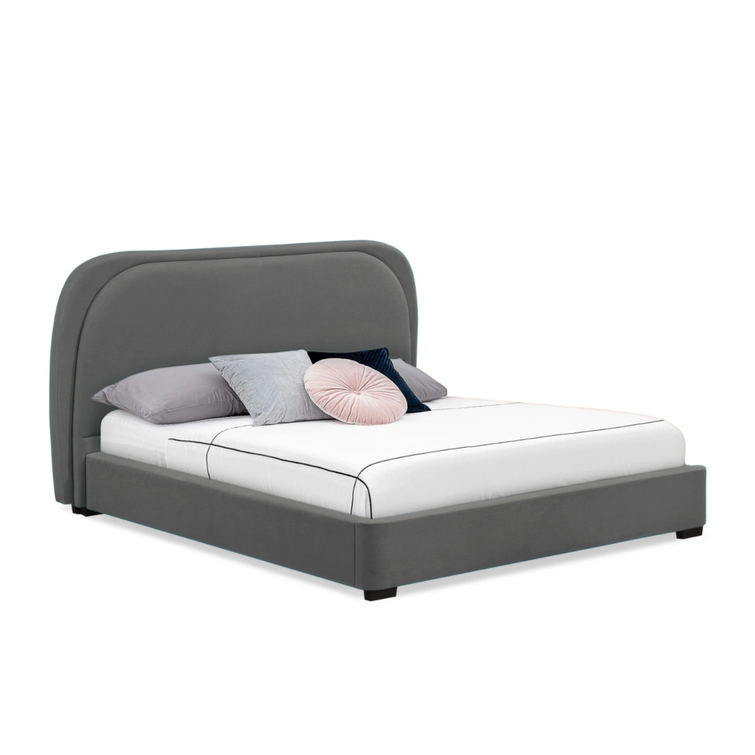 Mau giuong nem boc vai don gian Sirela 1 Mẫu giường nệm bọc vải đơn giản Sirela