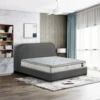 Mẫu giường nệm bọc vải đơn giản Sirela (3)
