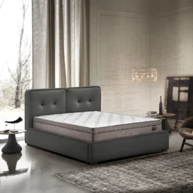 Mẫu giường ngủ bọc nệm cao cấp Samira (3)
